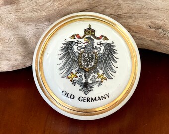 Trinket Dish, Vintage Porcelain Kunst-Palette Regnitzlosau Trinket Dish w Old Germany Design, Made in Germany, Vintage Decor, Jewelry Dish
