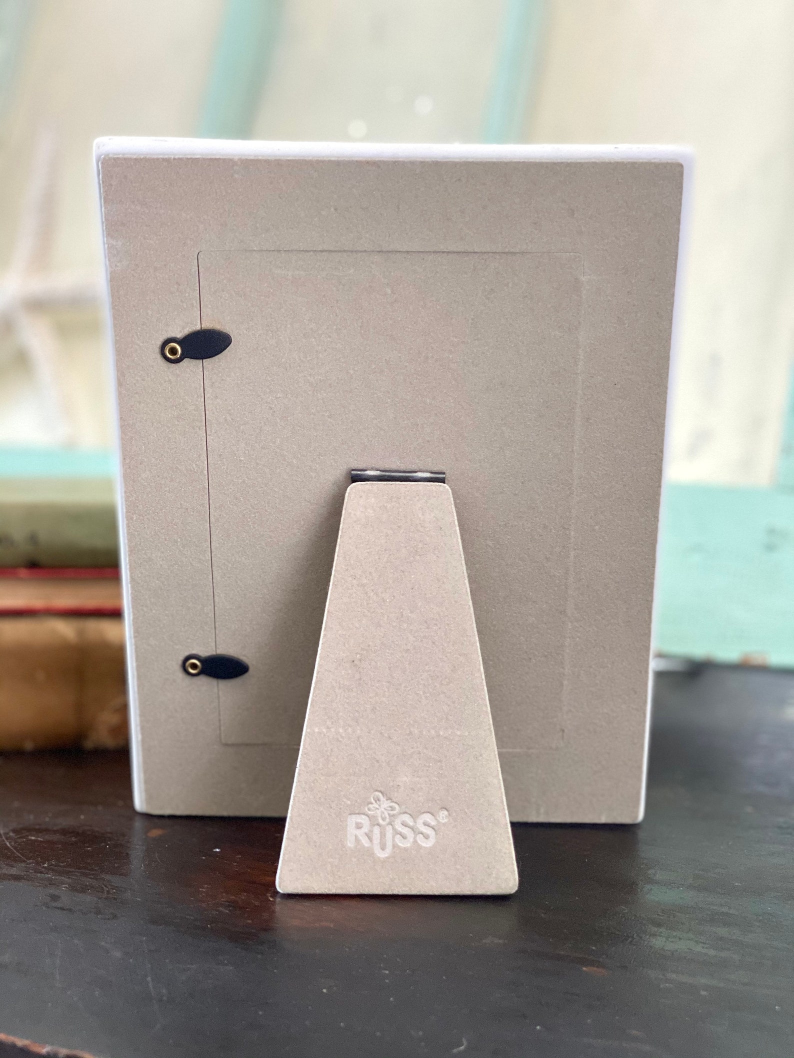 Picture Frame Vintage Russ Picture Frame White Ceramic Etsy