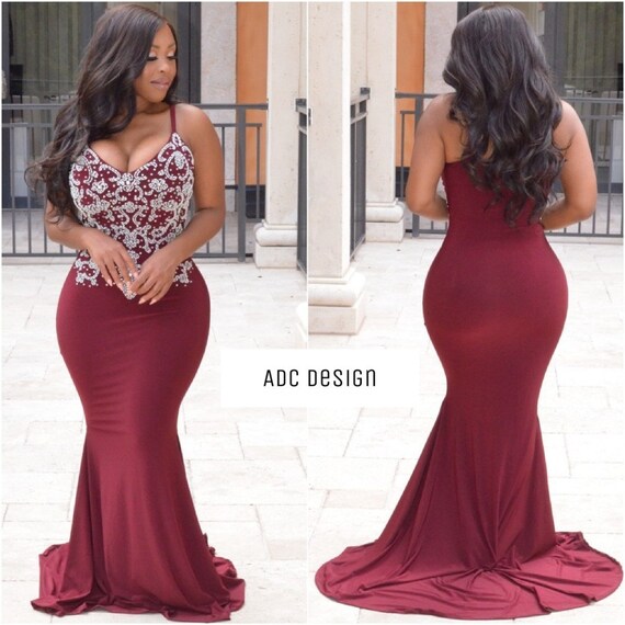 Royal Angelina Prom Dress Wine Color -  Canada