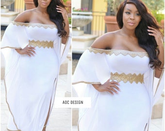 african white dress designs