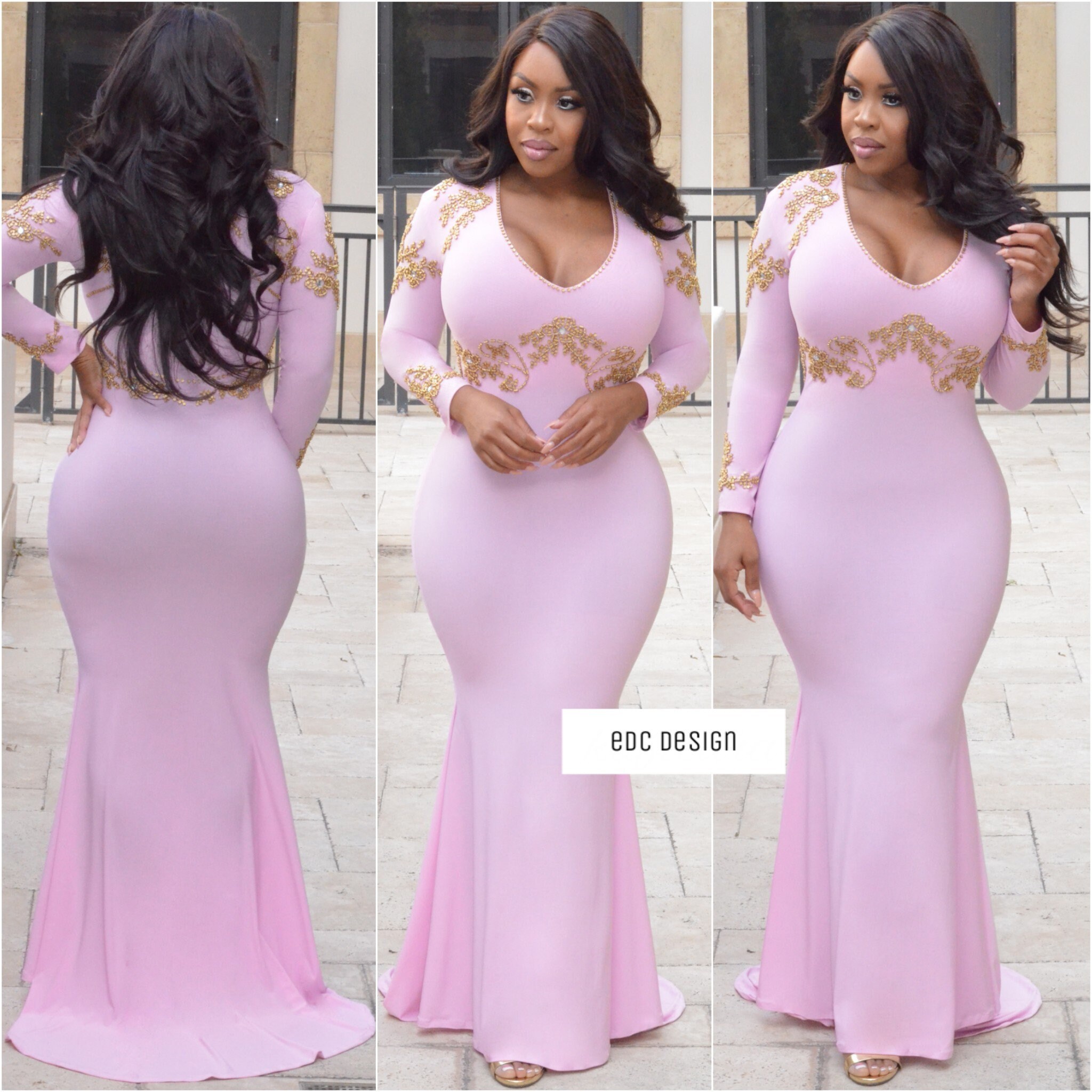 Lagertha Elegant Dress Soft Pale Pink 