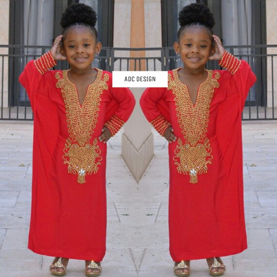 Royal Sabrina kids kaftan we can make in any color please add note to seller kaftan abaya kaftan for kids