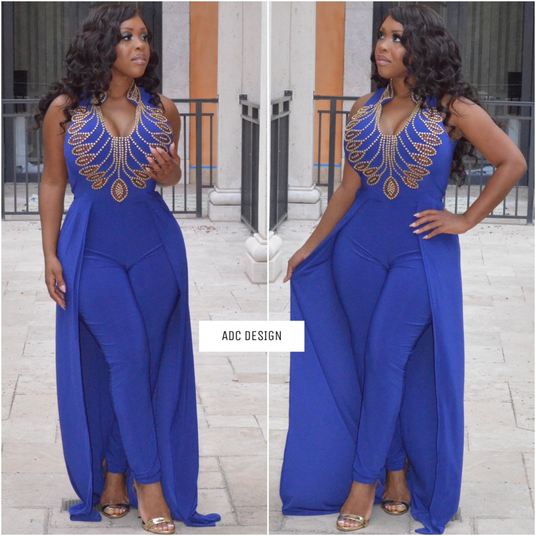 Royal Blue Jumpsuit