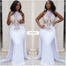 Royal Anasofia ( White Dress with swarovski crystal & Gold Beads ) Evening gown / wedding / kaftan / easter / babyshower / gala / prom
