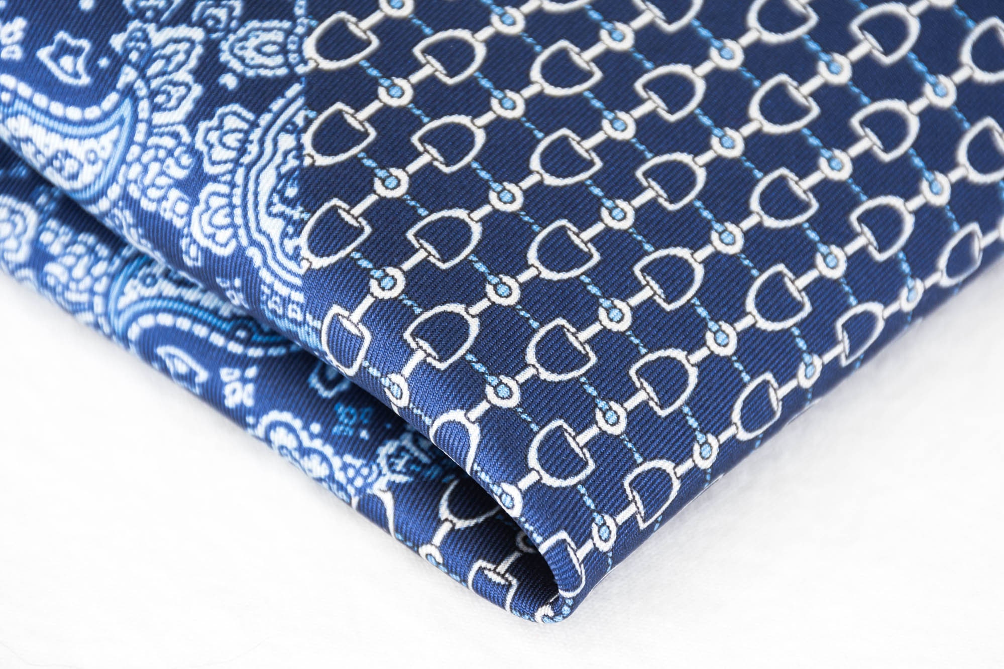 Micro Paisley Silk Pocket Square