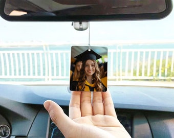 Convocation Favor Graduation Photo Air Freshener/Air Freshener/Car Air Fresheners/Photo Air Freshener/Personalized Graduation Memorable Gift