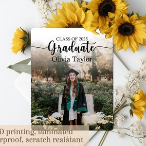 Graduation Photo Magnet Favors in Bulk Personalized Graduation Photo Fridge Magnets Graduation Party Favors Graduation Announcement 2024