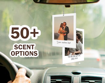Custom Car Air Freshener Personalize Gift for Wedding Air Freshener Custom from Photo Personalize Car Accessory Gift for him/her Couple Gift