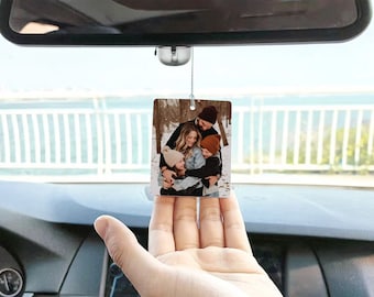 Bulk Picture Air Freshener/Personalize Gift Business Logo/Car Air Freshener Photo Printed/Personalize Car Accessory Gift for him for Couple