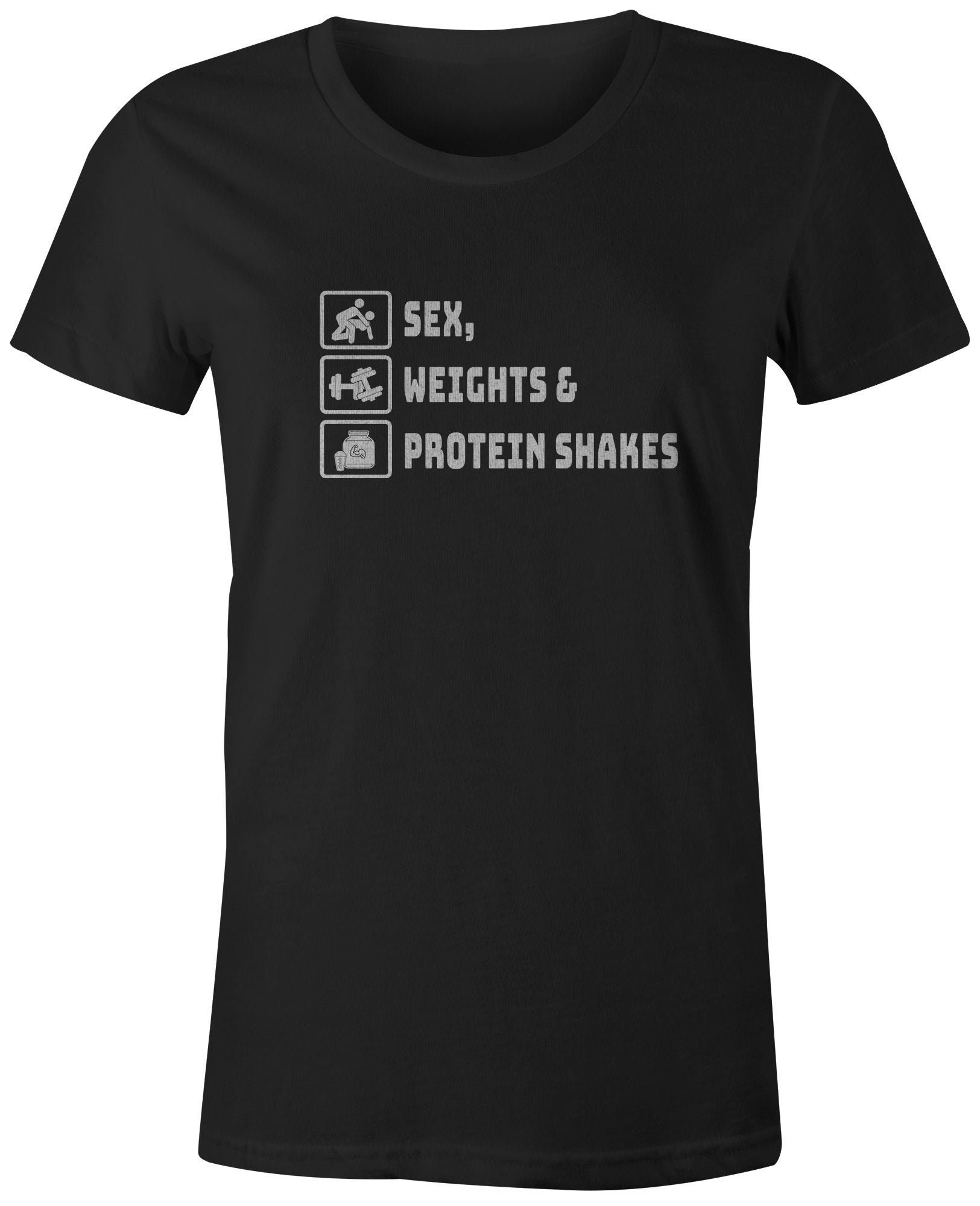 Heavy Weights and Protein Shakes Men's Premium Organic Shirt 