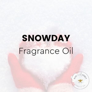 Snowday Duftöl für die Kerzenherstellung und Seifenherstellung | 1 Unze, 4 Unze, 8 Unze, 16 Unze | Urlaub Winter Duft | Phthalatfrei | Ätherisches Öl