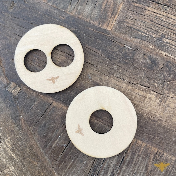 Candle Wick Centering Tool | Wick Placement Template | Single Wicks, Double Wicks, Wood Wicks