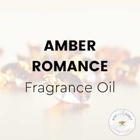 Amber Romance Fragrance Oil for Candle Making and Soap Making 1 Oz, 4 Oz, 8  Oz, 16 Oz Jasmine, Vanilla, Musk, Floral Phthalate Free 