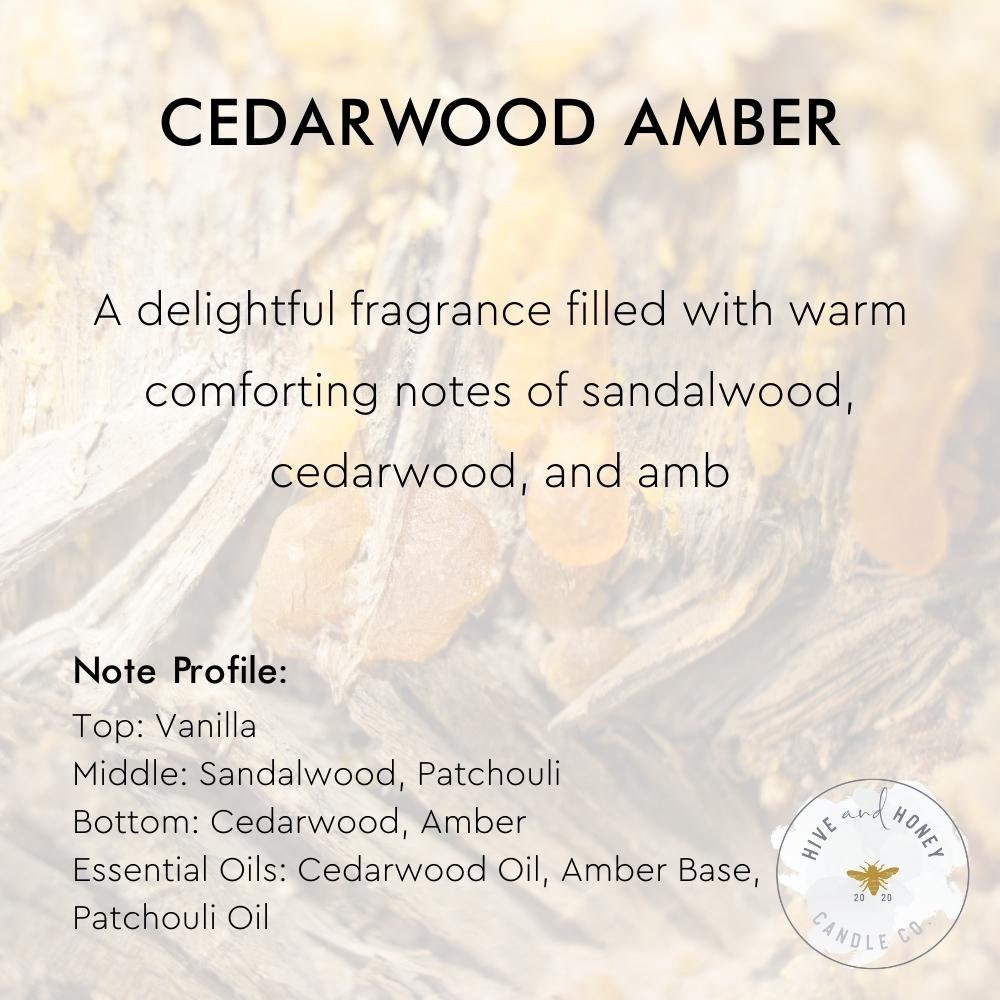 Cedarwood and Amber Fragrance Oil – Pro Candle Supply