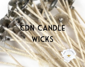 Confezione Da 10 Stoppini Per Candele In Cotone Pre-cerato
