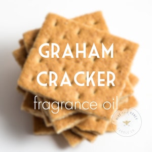 Graham Cracker Duftöl für die Kerzenherstellung und Seifenherstellung | 2 Unzen, 4 Unzen, 8 Unzen, 4 Unzen | Urlaub Essen Backen Duft | Phthalatfrei