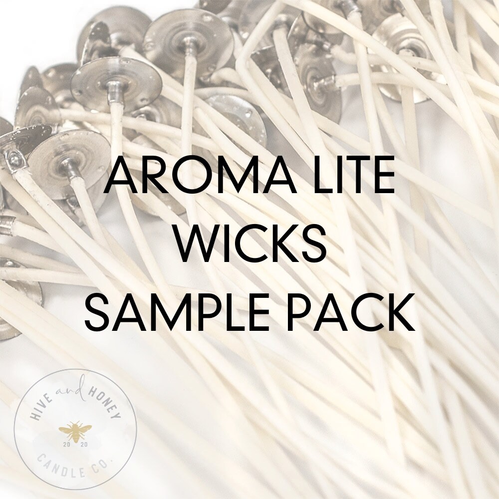 Bulk Pack Square Braided Cotton Candle Wick, Beeswax Candle Wicks