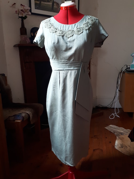 Stunning Vintage 1940s Dress and Swing Coat Two Pi