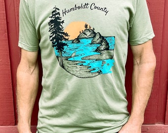 Humboldt County Design Unisex T-shirt