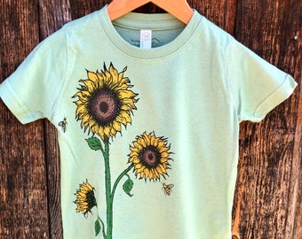 Sunflower Design Toddler T-shirt