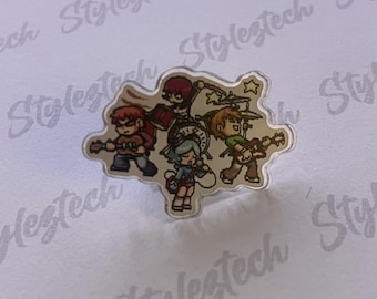 Scott Pilgrim Band | Acrylic Pin | Backpack Pin | Scott playing the guitar Pin - Scott Pilgrim Vs. the world | Scott Pilgrim stickers