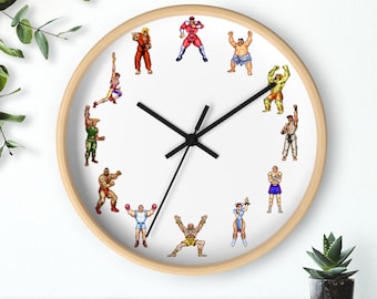 Street Fighter 2 | Street Fighter 2 Wall clock | Wall Clock Unique | Street Fighter 2 Sticker