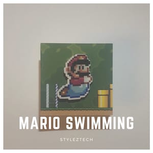 Mario Swimming- Super Mario World Pin