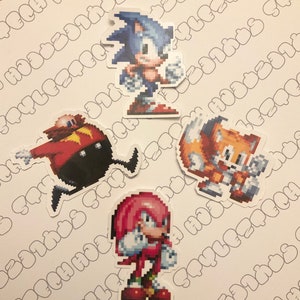 Sonic the Hedgehog stickers - set 2 - Laptop Stickers - Computer stickers - Vinyl stickers