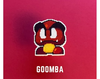 Goomba Pin | Super Mario | Lanyard Pin | Gamer Pin | collectors Pin | Gameroom decor