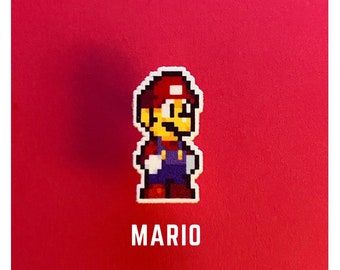 Super Mario Pin | Super Mario | Lanyard Pin | Gamer Pin | collectors Pin | Gameroom decor