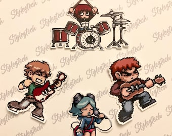 Scott Pilgrim Band - Scott Pilgrim VS. The World Stickers