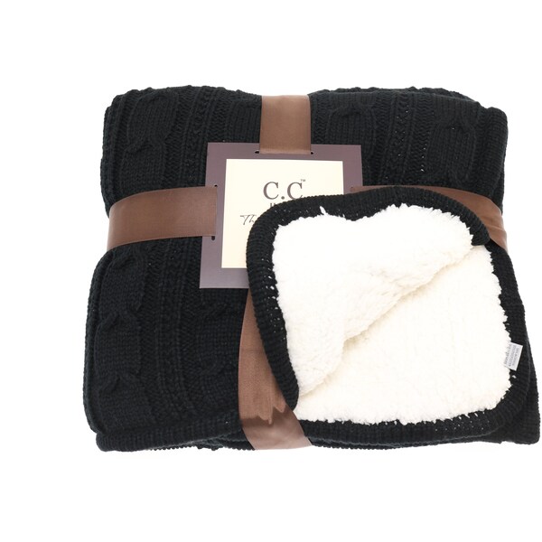 Cable Knit Blanket Etsy