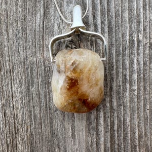 Citrine Necklace for Manifesting Dreams and Releasing Fears.