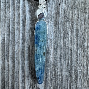 Kyanite Necklace for Balancing Energy and Opening All Chakras.