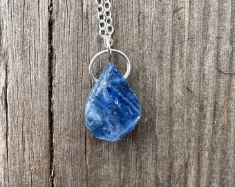 Kyanite Necklace to Balance Energies and Open Chakras.