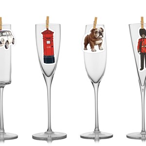 Use the cutouts as cute clip-ons for champagne glasses