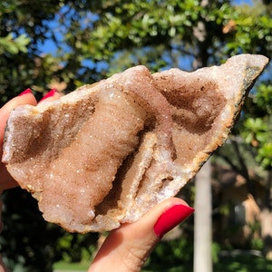 Gorgeous Pink Amethyst Cluster Geode