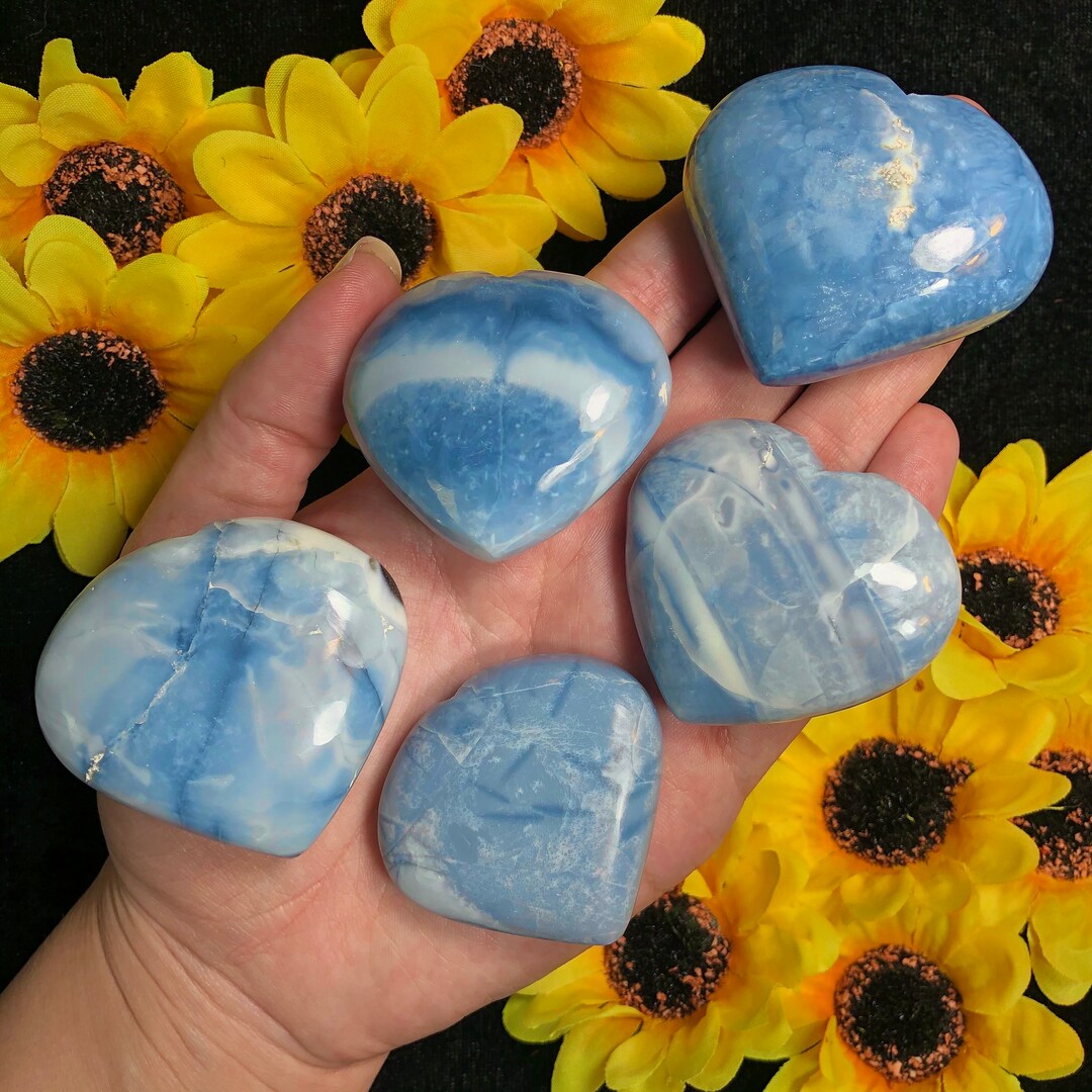 Rare Owyhee Opal Heart From Oregon You Pick Genuine Crystal