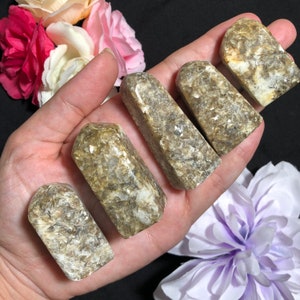 Rare NEW Golden Euphoralite Tower Point, YOU PICK! Crystal Point, Metaphysical Energy, Healing, Negative Ions