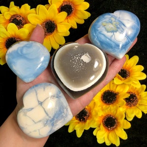 Rare Owyhee Opal Heart from Oregon - You Pick! - genuine crystal, metaphysical properties