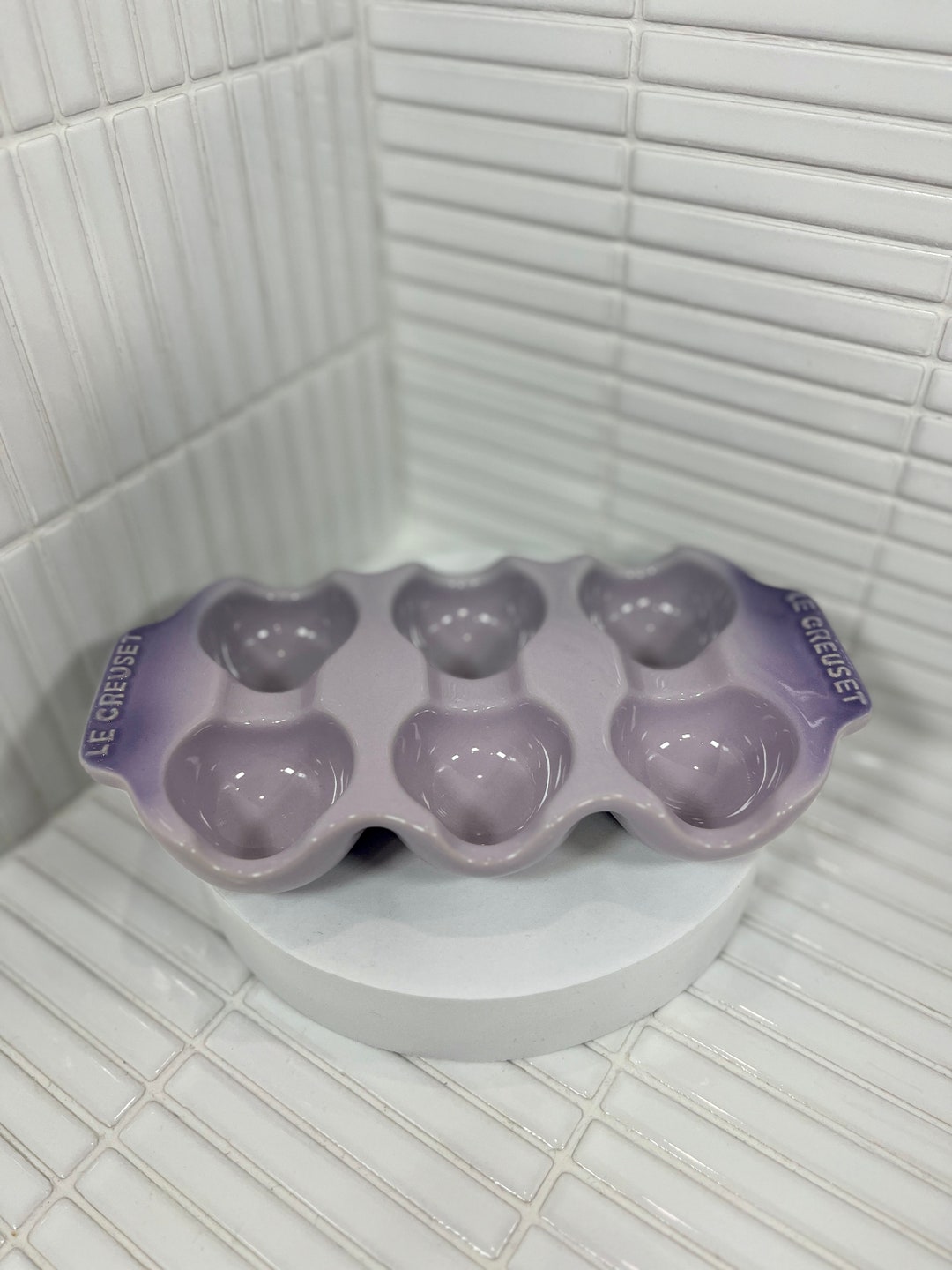 Le Creuset Stoneware 6 Egg Carton in Bluebell Purple Etsy