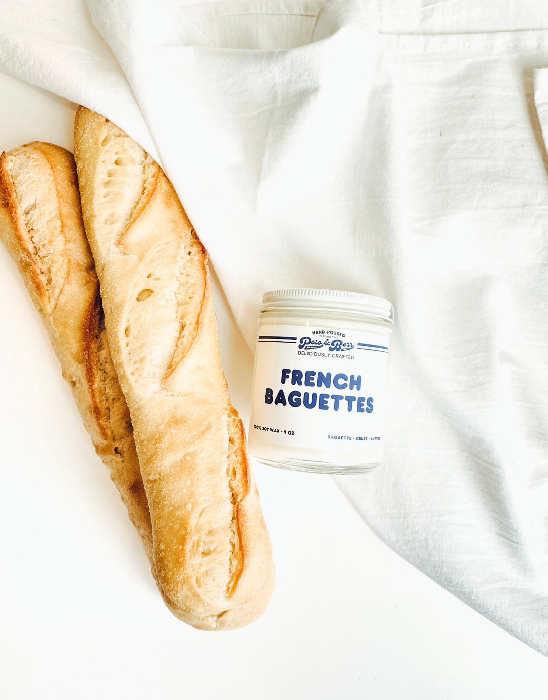 French Baguettes Candle Best Smelling Candles Housewarming Etsy