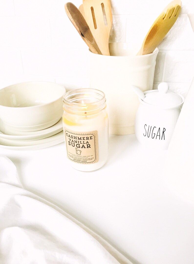CASHMERE Scented Soy Wax Candle High End Candle Girlfriend Etsy