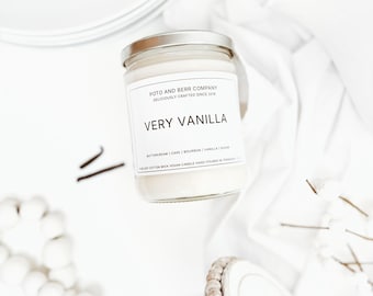 Vanilla Bean Scented Candle Gifts for Her vanilla candle bourbon buttercream vanilla cake candle soy candles very vanilla candle candles soy
