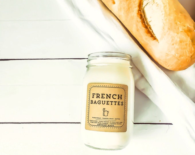 French Baguettes Candle Best Smelling Candles Housewarming Etsy