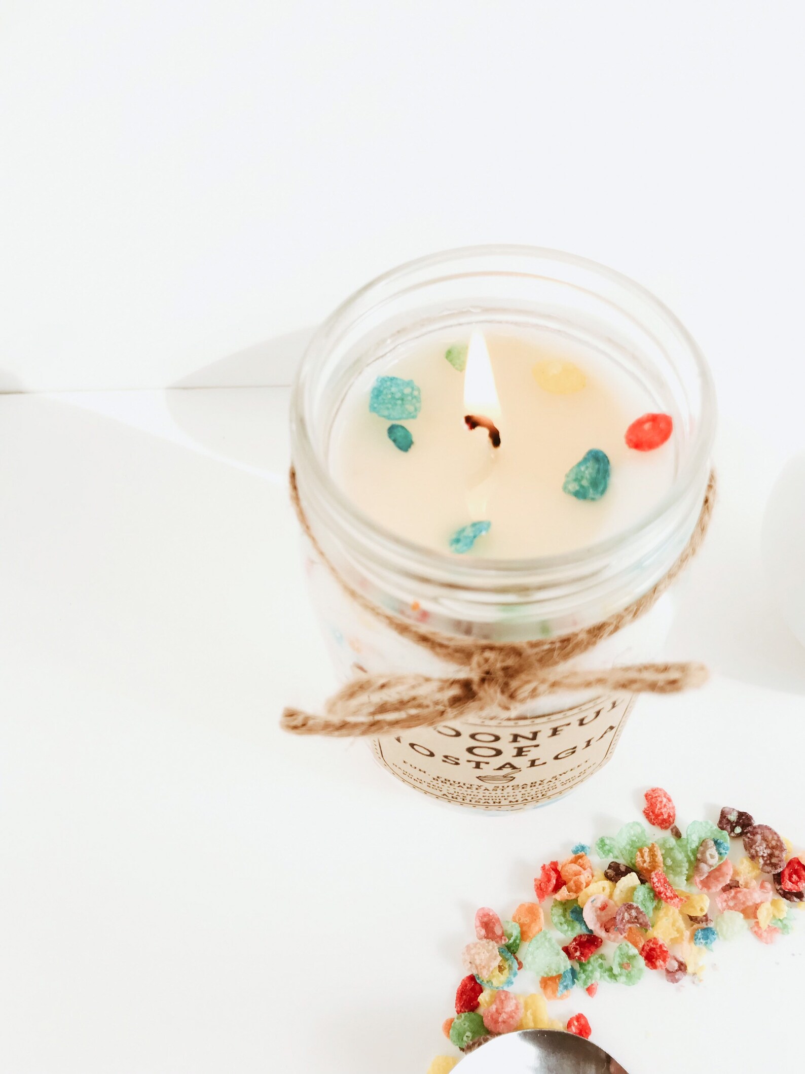 Fruity Pebbles Candle Spoonful of Cereal Scented Candles Etsy