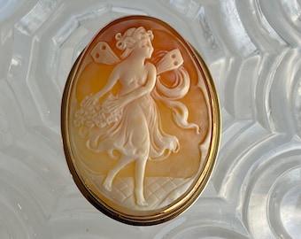ビンテージ美品★カメオ★14K刻印585APA ビンテージ美品☆カメオ☆14K刻印585APA V118910993 送料 無料