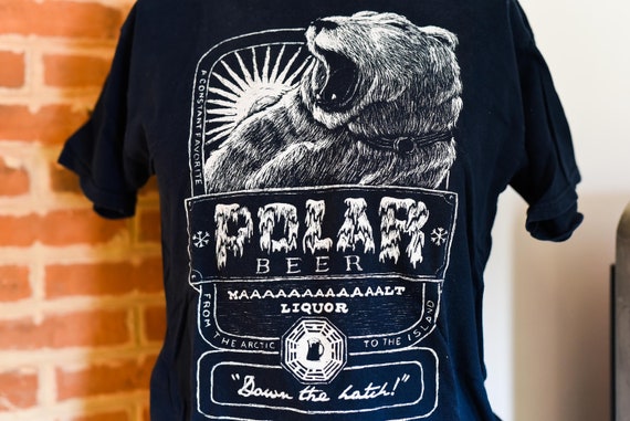 LOST Polar Beer Dharma Retro T-Shirt Men's MEDIUM
