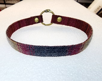 Supernatural Regarding Dean REVERSIBLE Bracelet Made from an INCREDIBLY RARE screen Accurate Dean Plaid + S A Sam plaid.  8 5/8", ring.