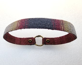 Supernatural Regarding Dean REVERSIBLE Bracelet Made from an INCREDIBLY RARE screen Accurate Dean Plaid + S A Sam plaid.  8 3/4", ring.